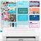 Silhouette White Cameo 4 Deluxe Siser Easyweed Heat Transfer (HTV) Bundle
